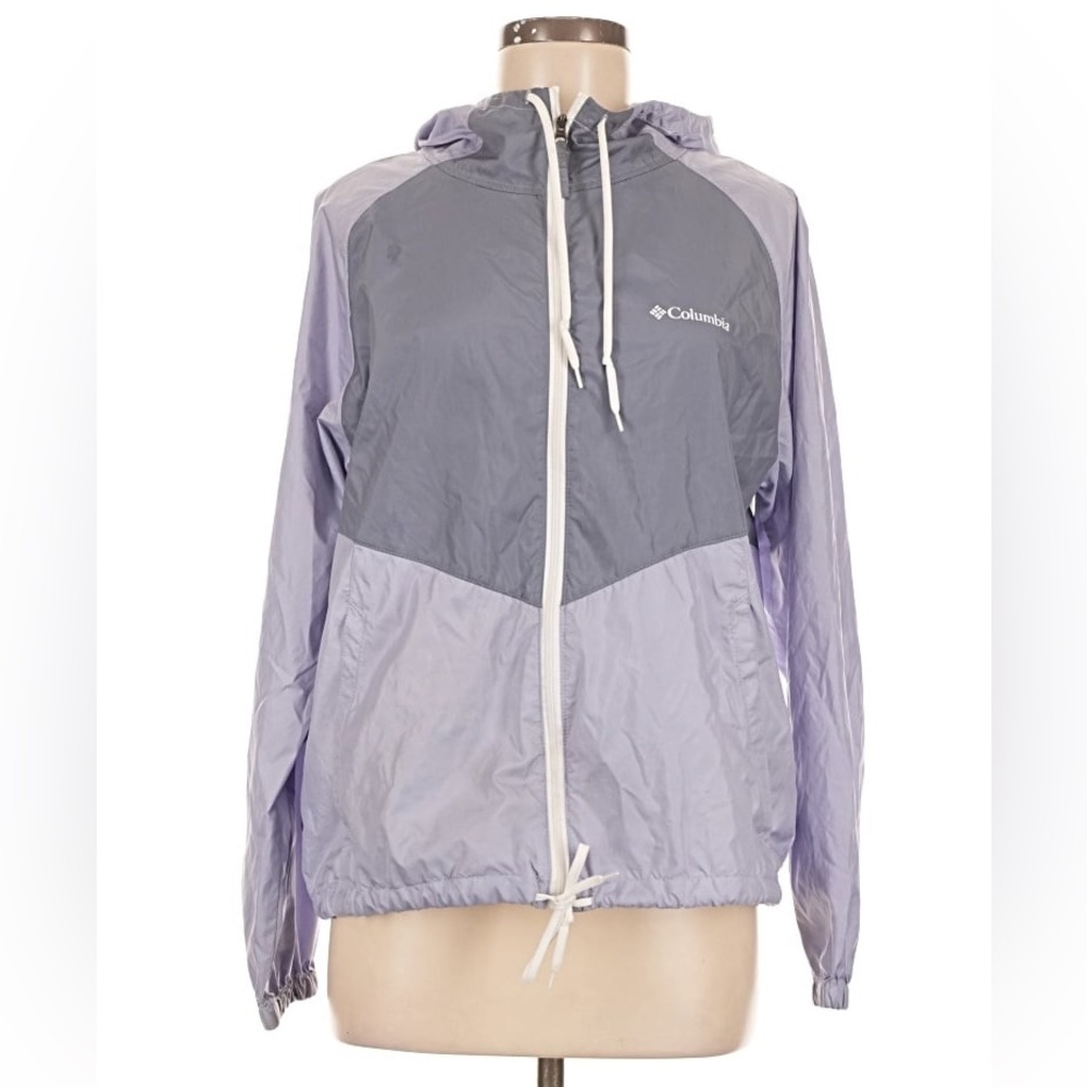 Columbia Women's Two-Tone Gray and Lavender Ski Jacket